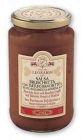 SALSA BRUSCHETTA con TRUFA BIANCHETTO y «ACETO BALSAMICO di MODENA IGP»